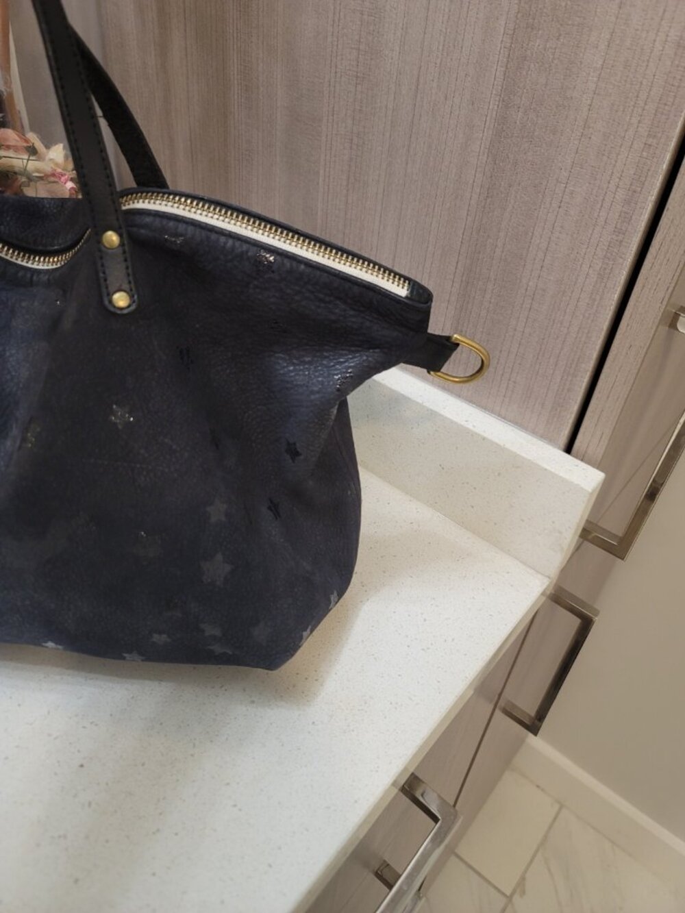 Kempton and Co Black Leather Black Purse Shoulder HandBag - Picture 5 of 11